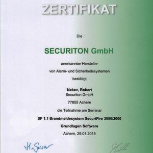 Brandmeldesystem SecuriFire 3000/2000